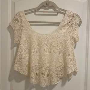 Viola Lace Islet Crop Top